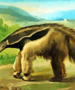 Anteater Animal Diamond Painting