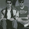Black And White Ferris Bueller And Cameron Diamond Painting