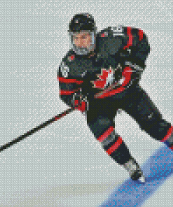 Connor Bedard Hockey Player Diamond Painting