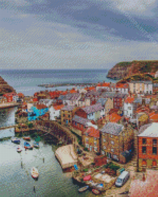 England North Yorkshire Staithes Diamond Painting