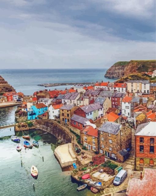 England North Yorkshire Staithes Diamond Painting