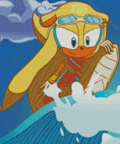 Gold The Tenrec From Sonic Diamond Painting