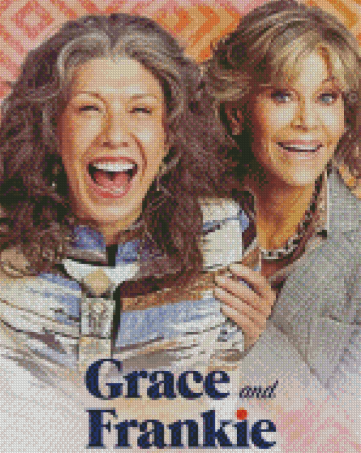 Grace And Frankie Poster Diamond Painting
