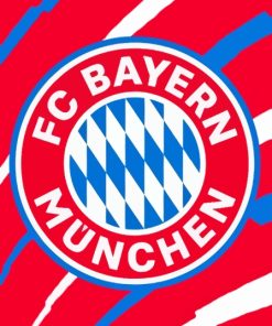 Illustration Bayern Munich Logo Diamond Painting