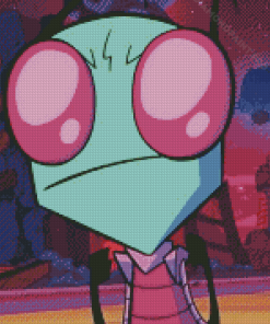 Invasor Zim Diamond Painting