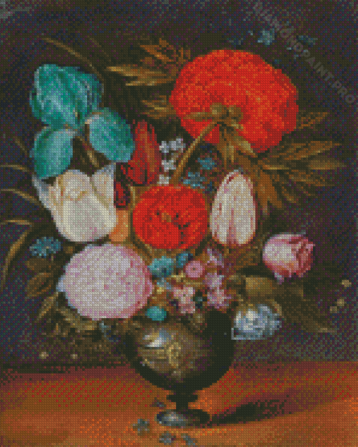 Jan Brueghel The Elder Flowers Vase Diamond Painting