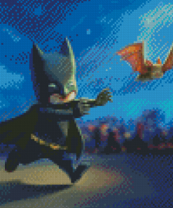 Kid Batman Art Diamond Painting