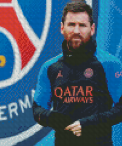 Messi PSG Diamond Painting
