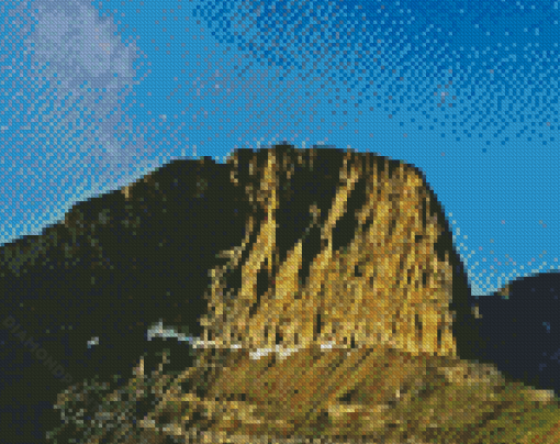 Mount Olympus With Starry Night Diamond Painting