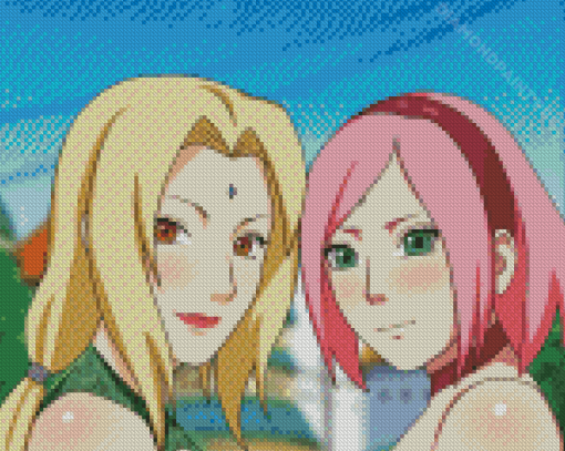 Naruto Sakura Haruno Tsunade Diamond Painting