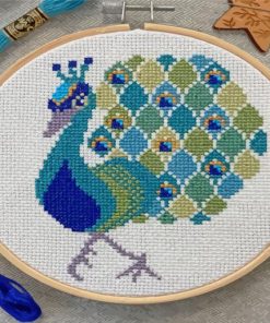 Peacock Cross Stitch Diamond Painting