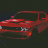 Red Charger Dodge Car Diamond Painting