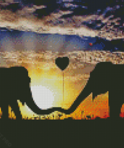 Romantic Elephants Diamond Painting