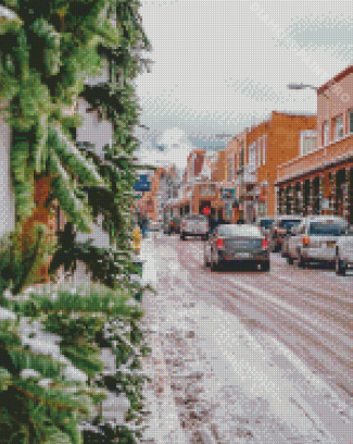 Santa Fe Snow Diamond Painting
