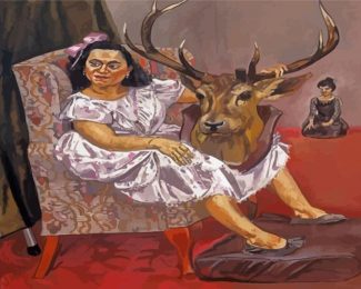Snow White Playing With Her Father's Trophies Paula Rego Diamond Painting
