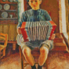 Spanish Accordion Player Diamond Painting