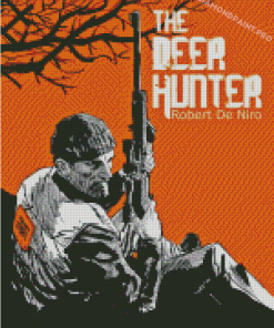 The Deer Hunter Illustration Movie Poster Diamond Painting