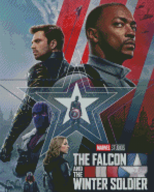 The Falcon And The Winter Soldier Series Poster Diamond Painting