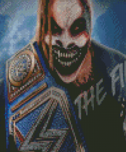 The Fiend WWE Belt Diamond Painting