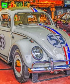 The Herbie Car Diamond Painting