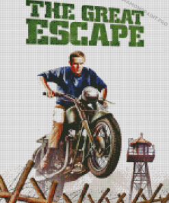 The Great Escape Movie Poster Diamond Painting