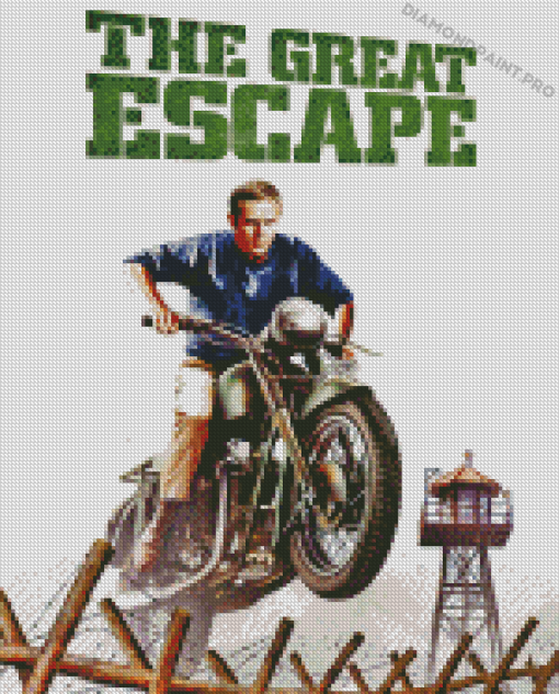 The Great Escape Movie Poster Diamond Painting