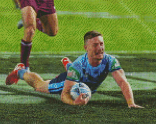 The Player Damien Cook Diamond Painting