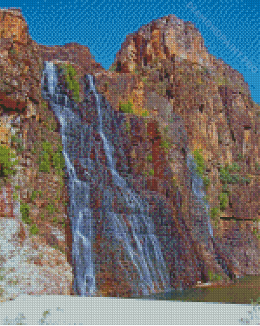 Twin Falls Kakadu National Park Diamond Painting