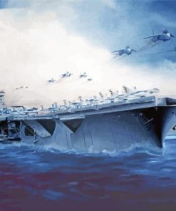 Uss Enterprise Aircraft Carrier Diamond Painting