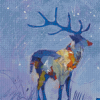 Abstract Winter Fawn Diamond Painting