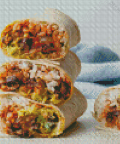 Aesthetic Burrito Food Diamond Painting