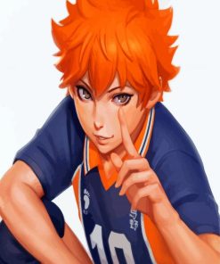 Aesthetic Hinata Shoyo Diamond Painting