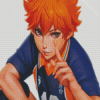 Aesthetic Hinata Shoyo Diamond Painting