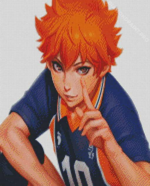 Aesthetic Hinata Shoyo Diamond Painting