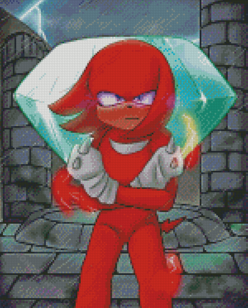 Aesthetic Knuckles The Echidna Diamond Painting