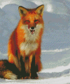 Aesthetic Red Fox Diamond Painting