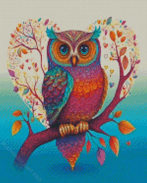 Aesthetic Owl Diamond Painting