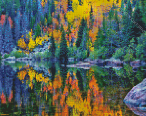 Bear Lake Rocky Mountain National Park Diamond Painting