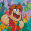 Cool Alex Kidd Diamond Painting