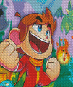 Cool Alex Kidd Diamond Painting