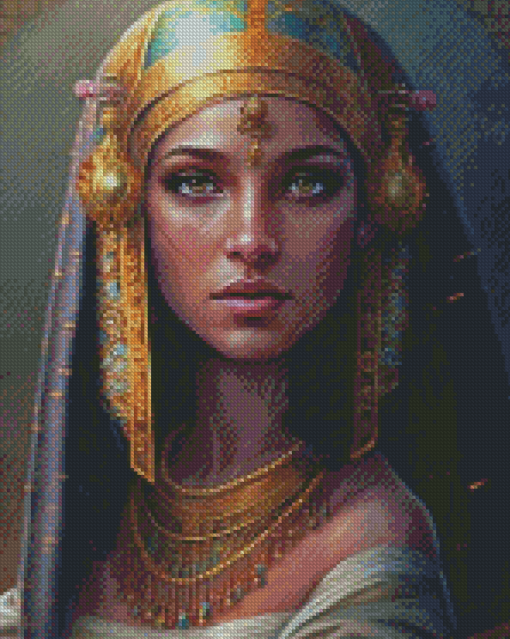 Cool Egyptian Pharaonic Woman Diamond Painting