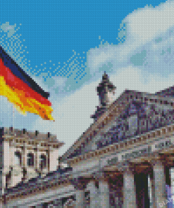 Dem Deutschen Volke Germany Flag Diamond Painting