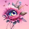 Floral Eye Diamond Painting