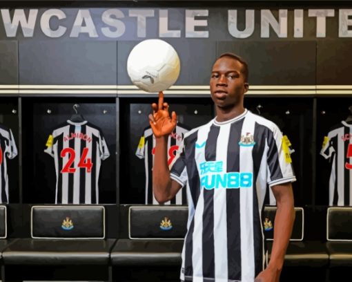 Garang Kuol Newcastle United Player Diamond Painting