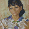 Georgette Chen Portrait Of Madam Tan Hong Siang Diamond Painting