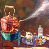 Impressionist Moroccan Teapot Diamond Painting
