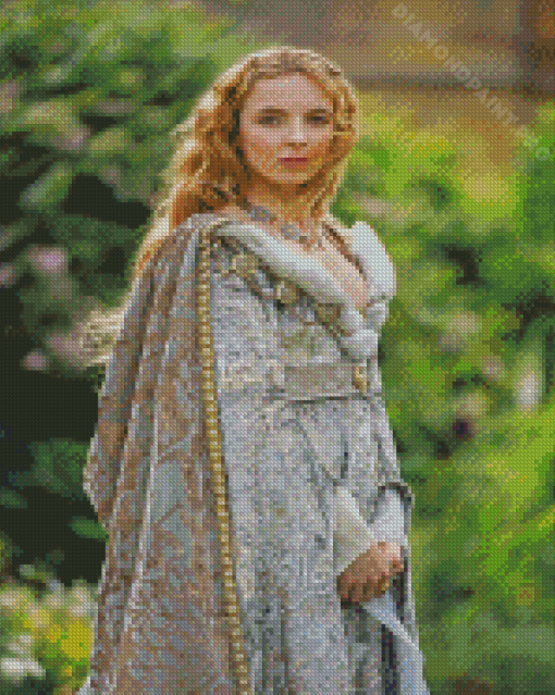 Jodie Comer As Lizzie The White Queen Diamond Painting