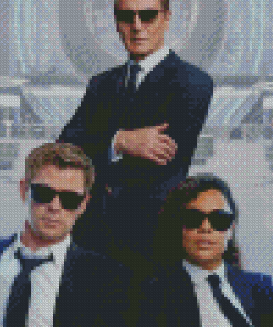 Men In Black Diamond Painting