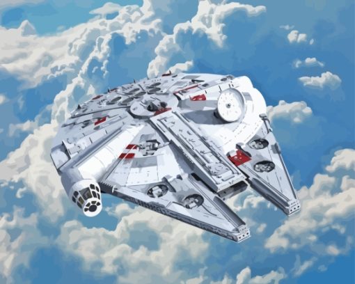 Millennium Falcon Starship Diamond Painting