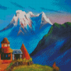 Nepal Mountains Diamond Painting